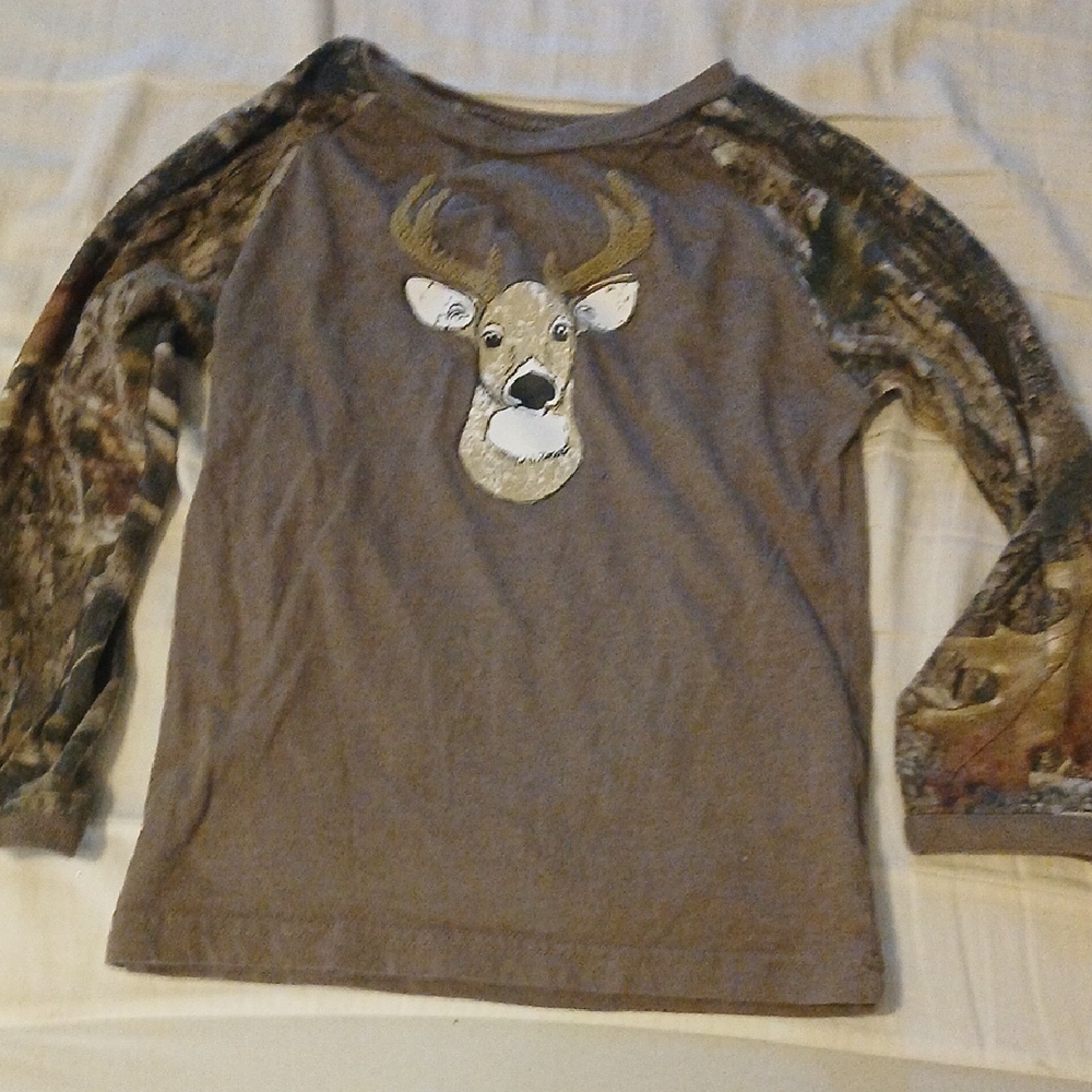 Bass Kids' Brown Deer Graphic Long Sleeve Tee